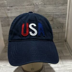 Old Navy Blue USA baseball cap hat